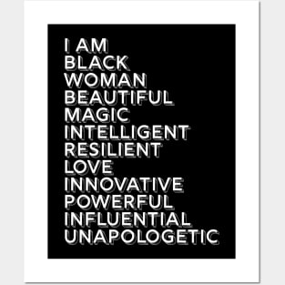 I Am A Powerful Woman, African American, Black History Posters and Art